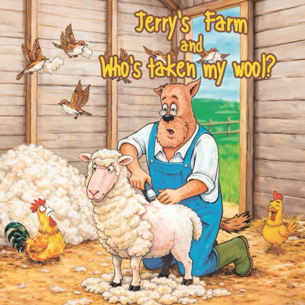 Jerry's Farm and Who's Taken My Wool?: A beautiful young children’s book, full of laughter. All about Jerry’s animals and funny adventures on his farm