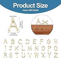 Vista 3 de Craftdady Colgantes de letras