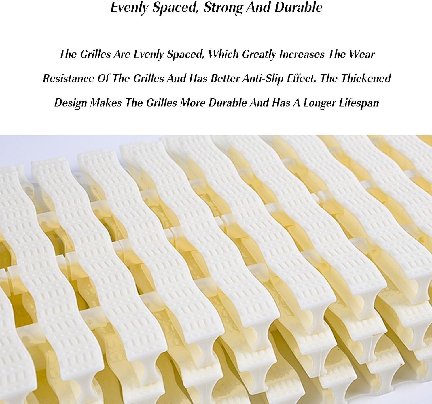 TIST Pool Safety Grills Swimming Pool Drainage Grates Covers Gutter Grates for Pool Decks Essential Pool Support Accessories Designed with Non-Slip Surfaces(30x100cm)