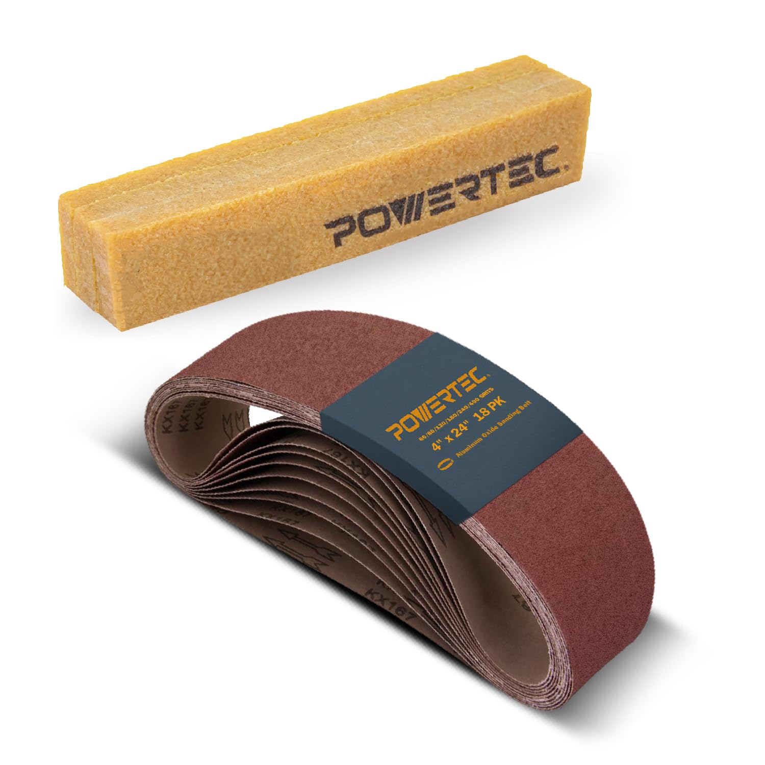 POWERTEC 2 In. X 42 In. 80-Grit Aluminum Oxide Sanding Belt For Belt And Disc Sa - Foto 13