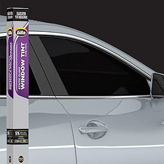 Gila Static Cling 5% VLT Automotive Window Tint DIY Easy Install Glare Control Privacy