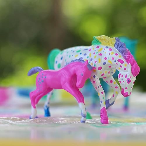 Vista 14 de Breyer Horses Stablemates - Juego de manualidades de unicornio atrapasoles Escala 1:32 Modelo #4238, talla única, juego de 5 piezas, pastel al