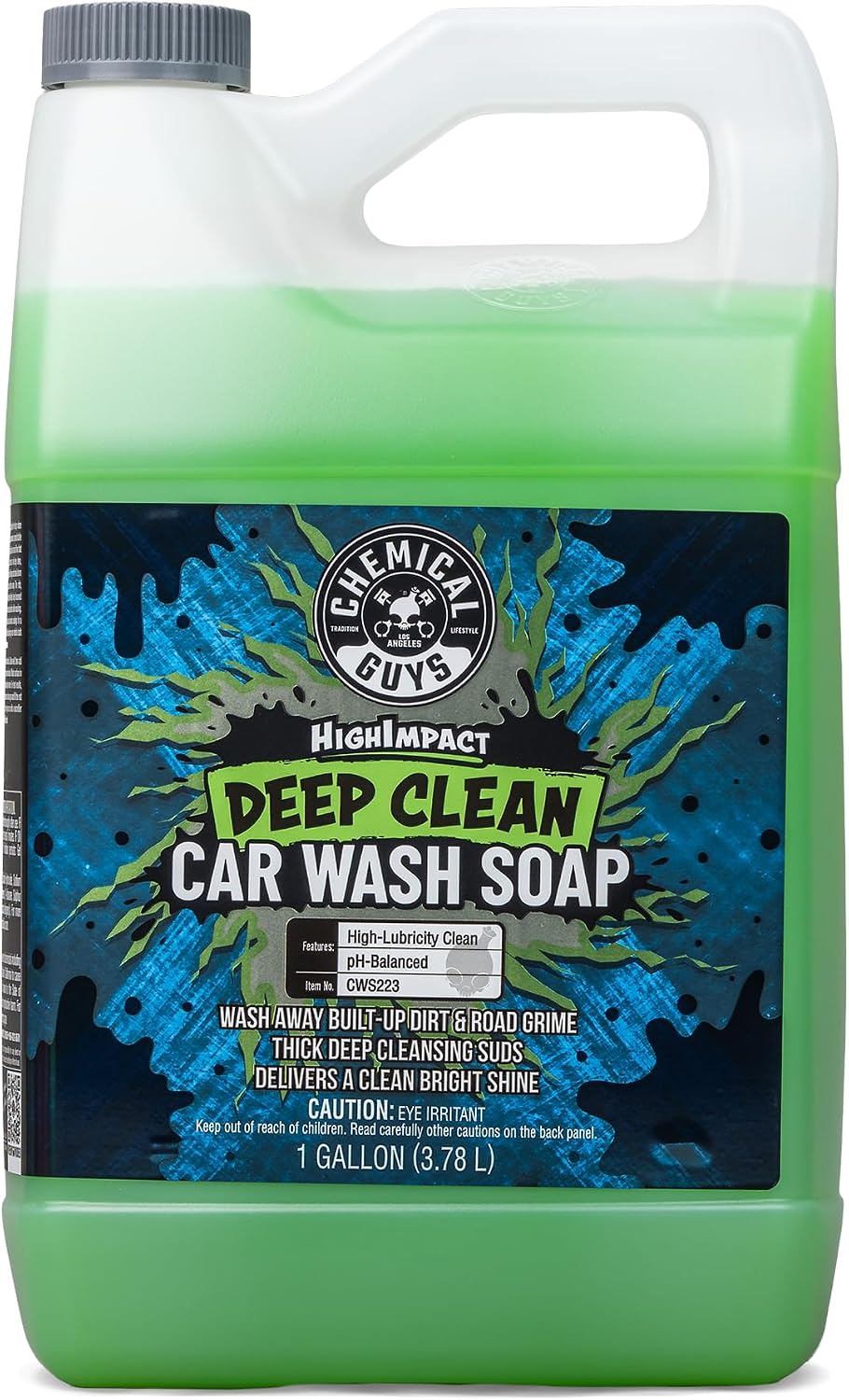 Chemical Guys, High Impact Deep Cleaning Car Wash Soap, High Suds, 1 Gallon