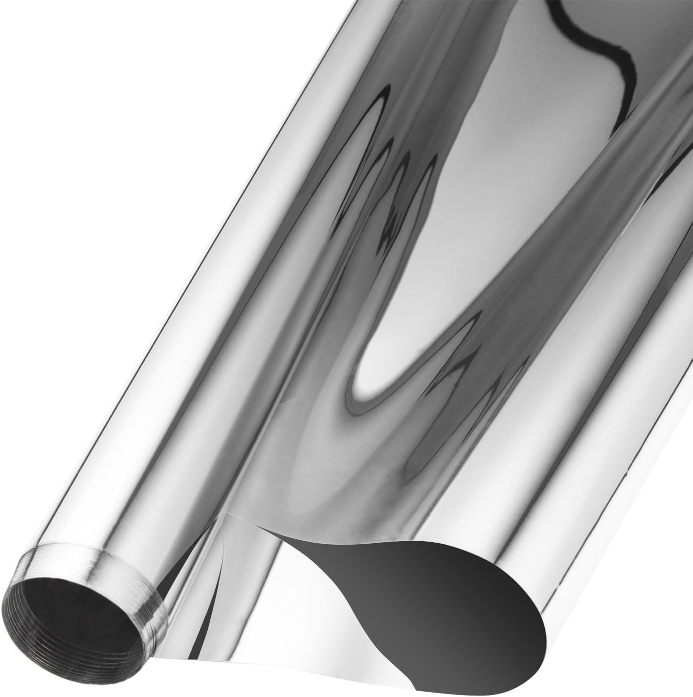 CoolGrows 2 Mil Mylar Film High Reflective Greenhouse Covering Silver Foil Sheets for Grow Tent (4x25 FT)