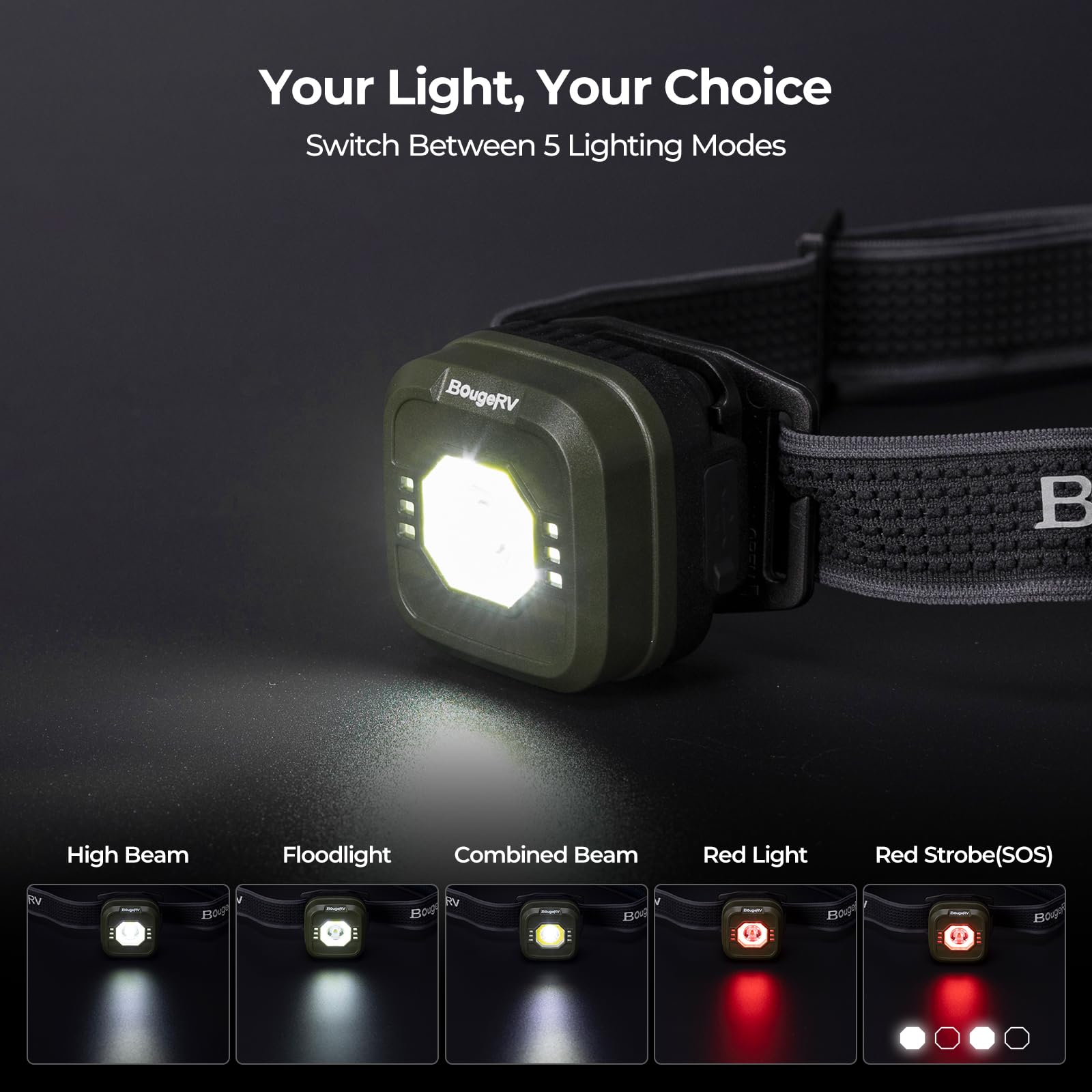 Hapfish LED Campinglampe Akku Aufladbar, 5000mAh Batterie Solar Camping