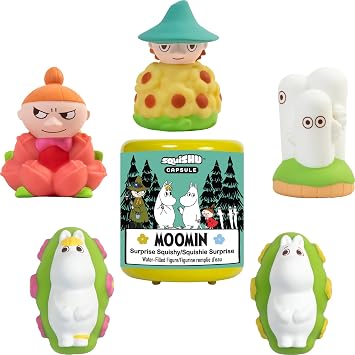 Hamee SquiSHU Capsule Moomin Series 1 Water Filled Squishy Toy - 1 Pc.