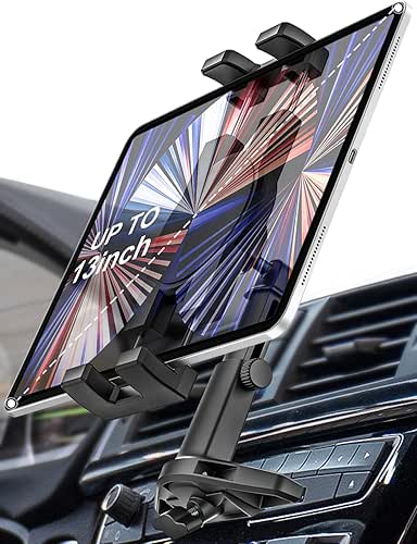 woleyi CD Slot Tablet Holder for Car - [Height Adjustable]