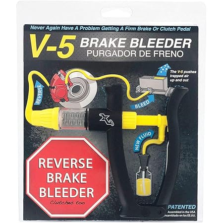 Phoenix Systems (2104-B) V-5 Reverse Brake Bleeder, Light Duty One Person, Fits all makes and models