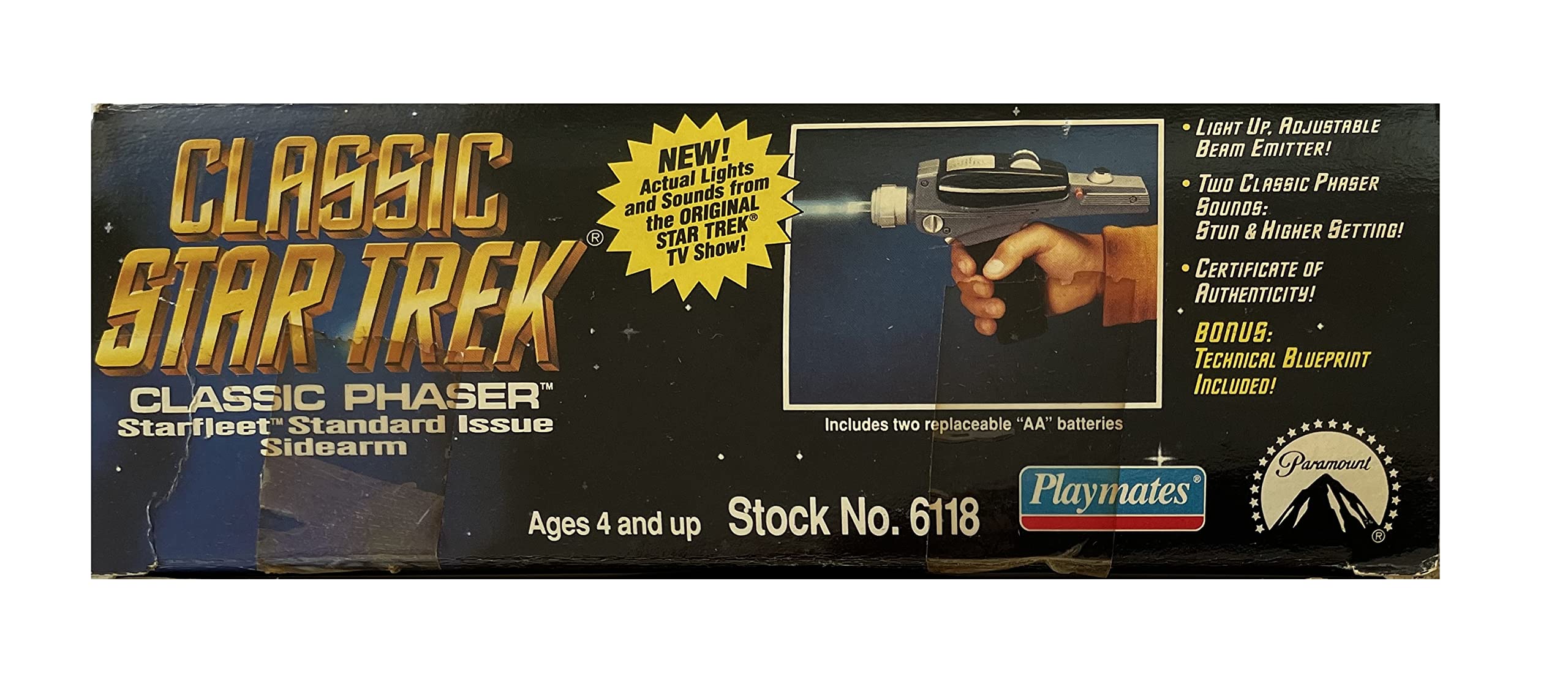 Amazon.co.jp: Star Trek Classic Phaser with Lights and Sounds