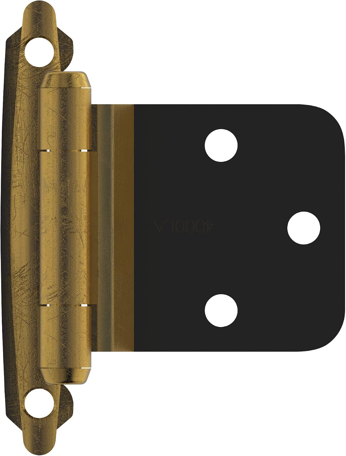 Amerock BPR7630AE | Face Frame Cabinet Hinge | Variable Overlay with a Reverse Bevel 𝐇inge | Antique Brass | 2 Pack | Self-Closing 𝗛inge | Face Mount 𝙷inge | Cabinet Door 𝖧inge