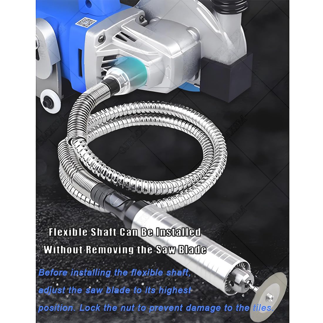 Cortador de juntas de azulejos, máquina de limpieza de grietas y ranurado de profundidad ajustable con 5 cuchillas de carburo de tungsteno para eliminar lechadas difíciles y cemento