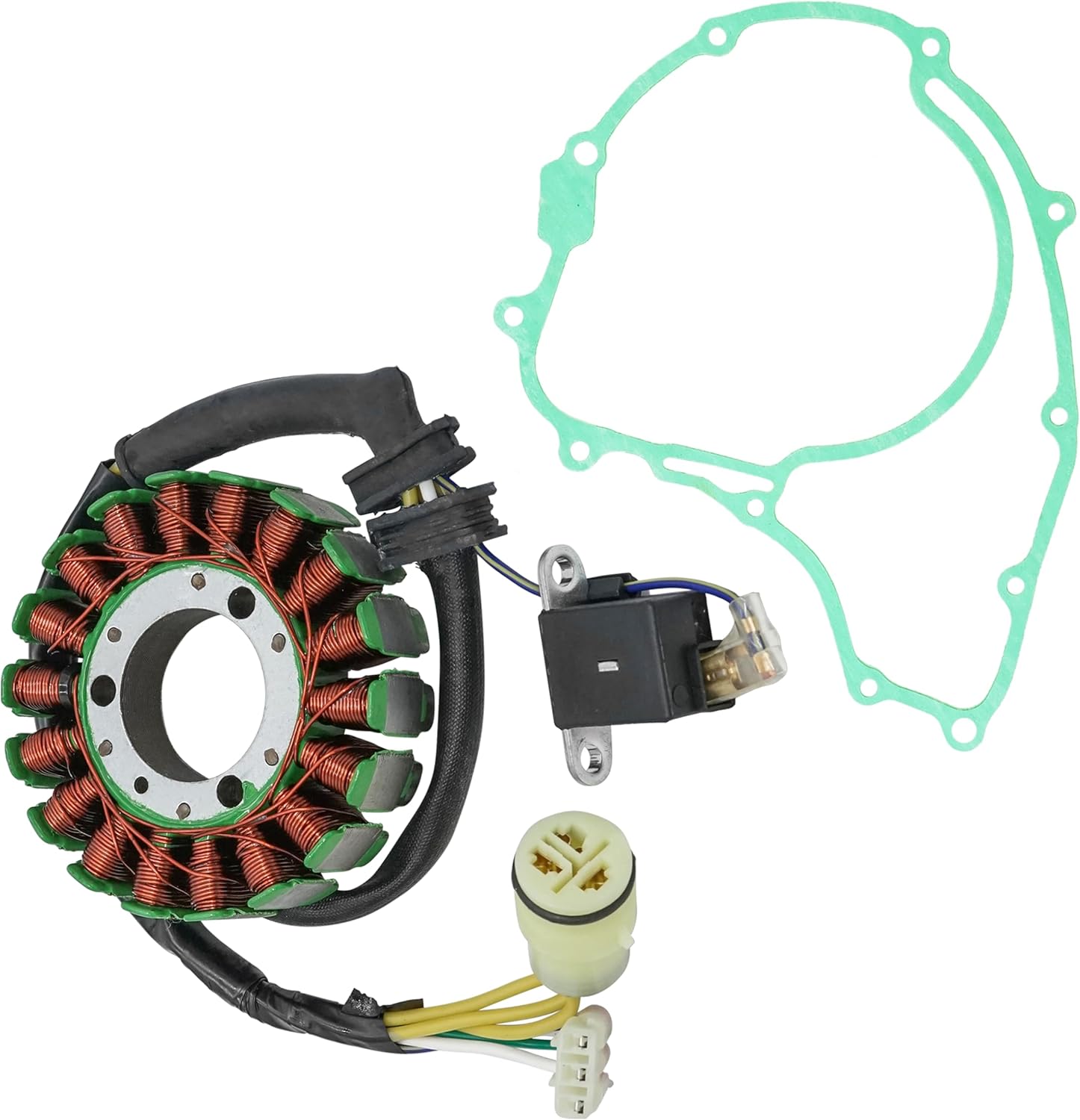 Caltric Stator and Gasket Compatible With Honda Trx300 Trx-300 Fourtrax 300 1996-2000