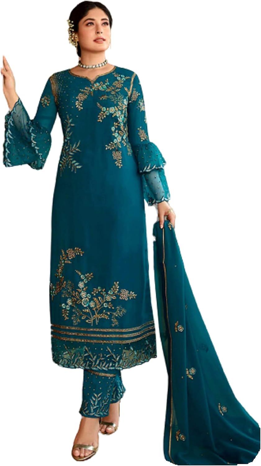 Pant salwar suits for ladies Clearance