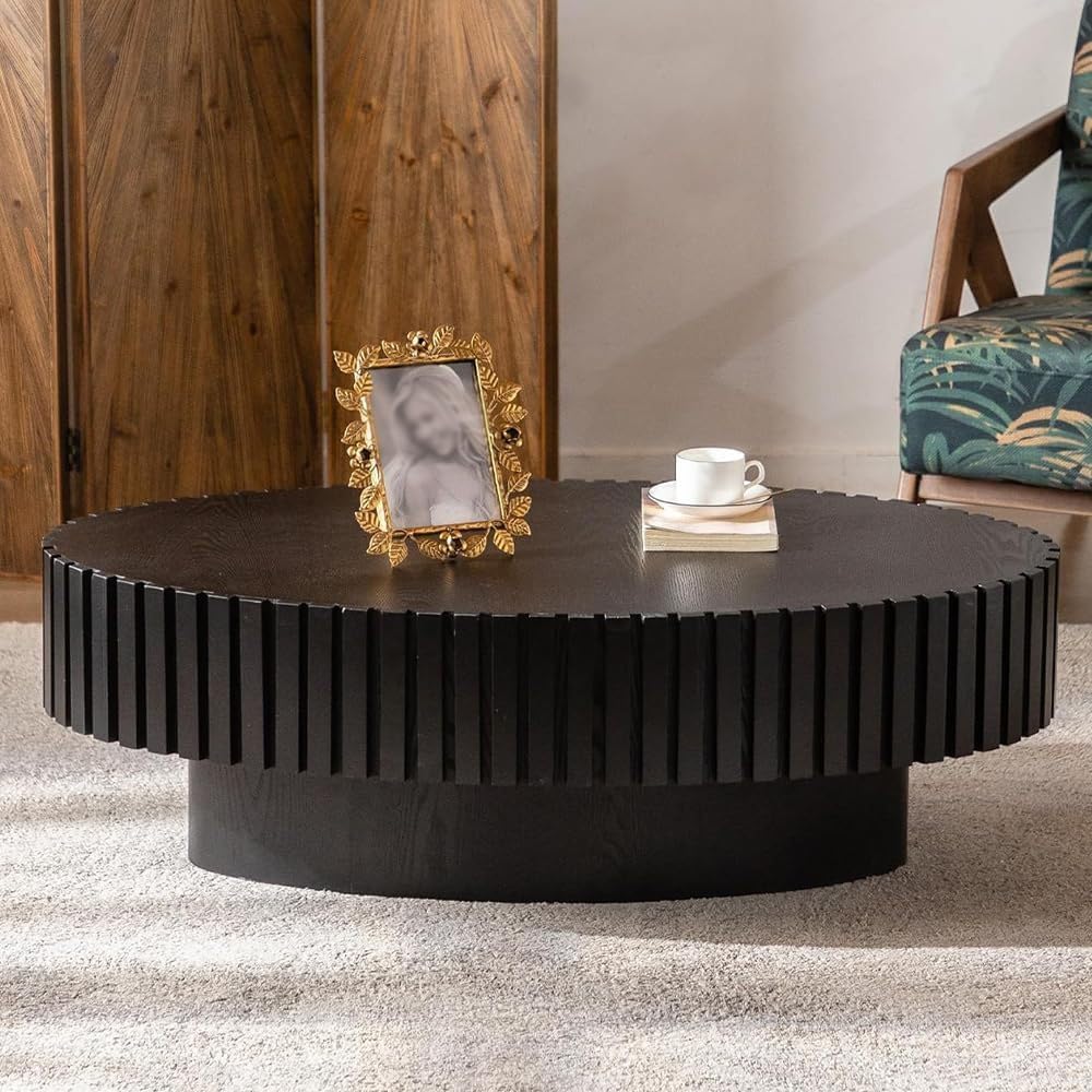 ZUOWENYG 43 inch Oval Coffee Table