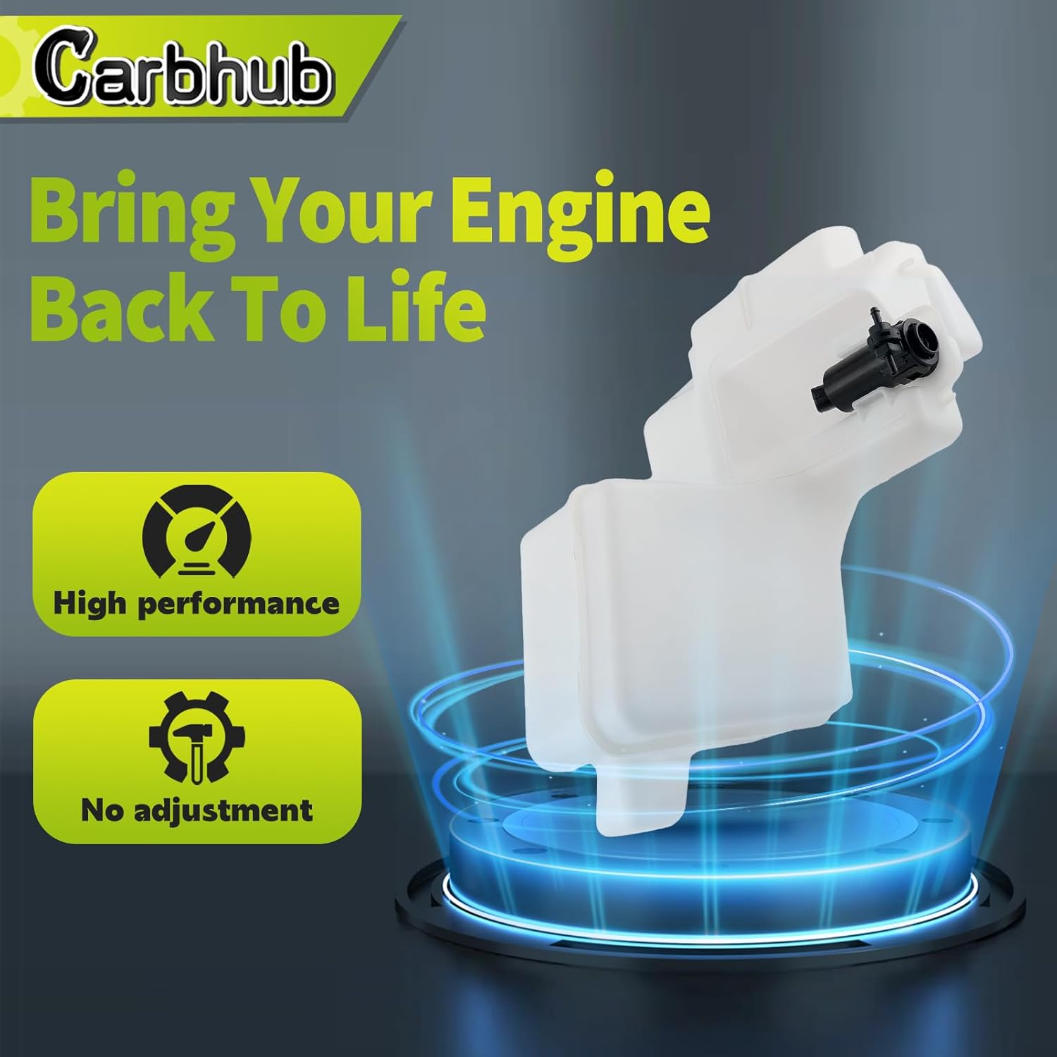 Carbhub Windshield Washer Fluid Reservoir Tank Bottle w/Pump & Pipe Compatible with Toyota Sienna 2.5L 2021 2022 2023 Replace 85315-08040 85301-08010 853300-E030