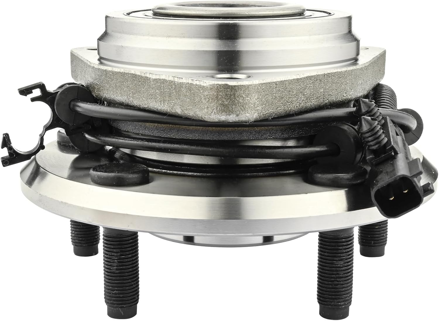 513272 2pcs Front Wheel Hub and Bearing for Jeep Wrangler 2007 2008 2009 2010 2011 2012 2013 2014 2015 2016, Both Driver Passenger Side, 5-Lug w/ABS