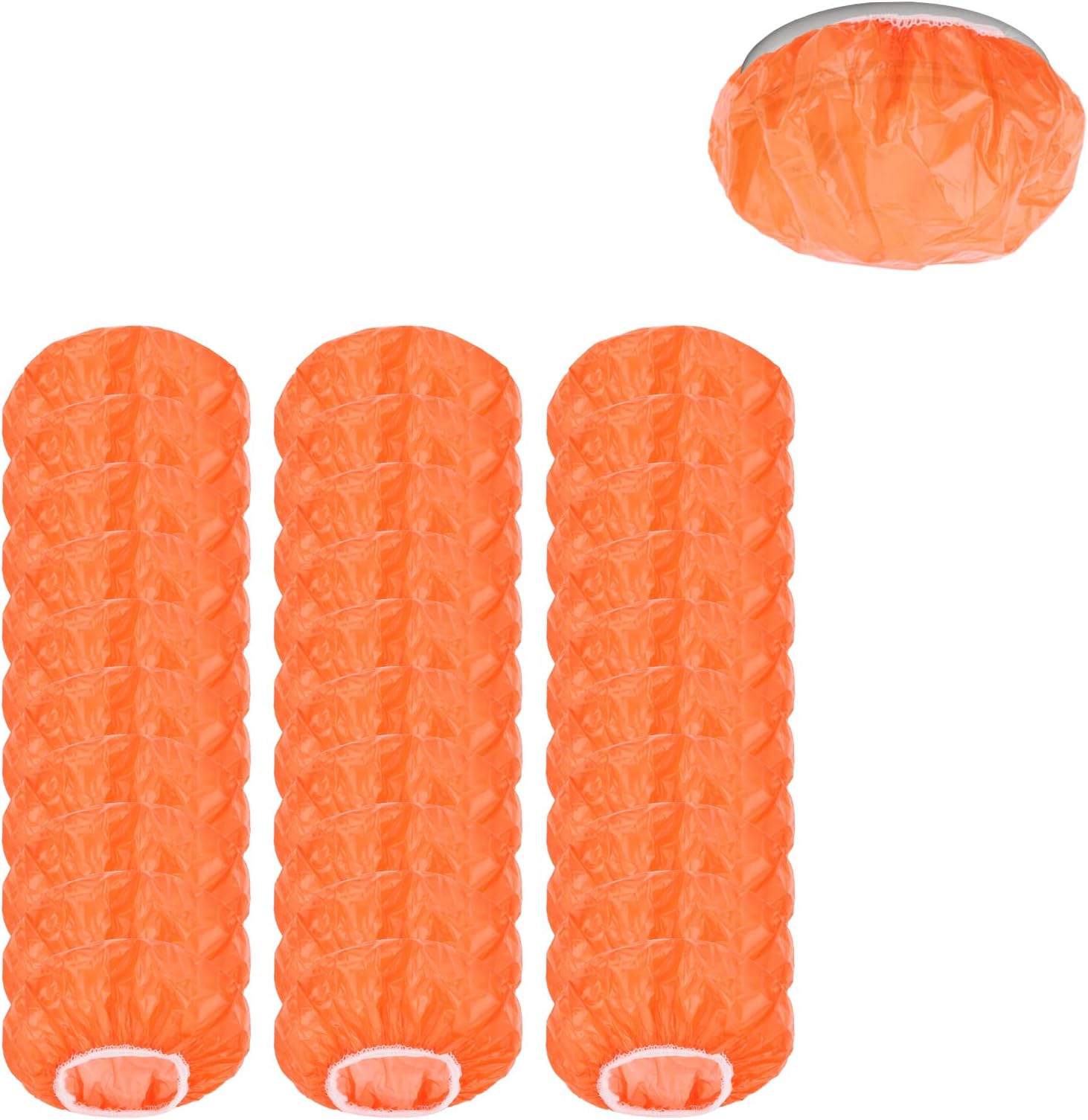 30pcs Fire Alarm Dust Covers Paint Cover, Reusable Smoke Detector Cover Cap Plastic Smog Alarm Cover Suitable for Indoors Home Kitchen Cooking Baking(Orange)
