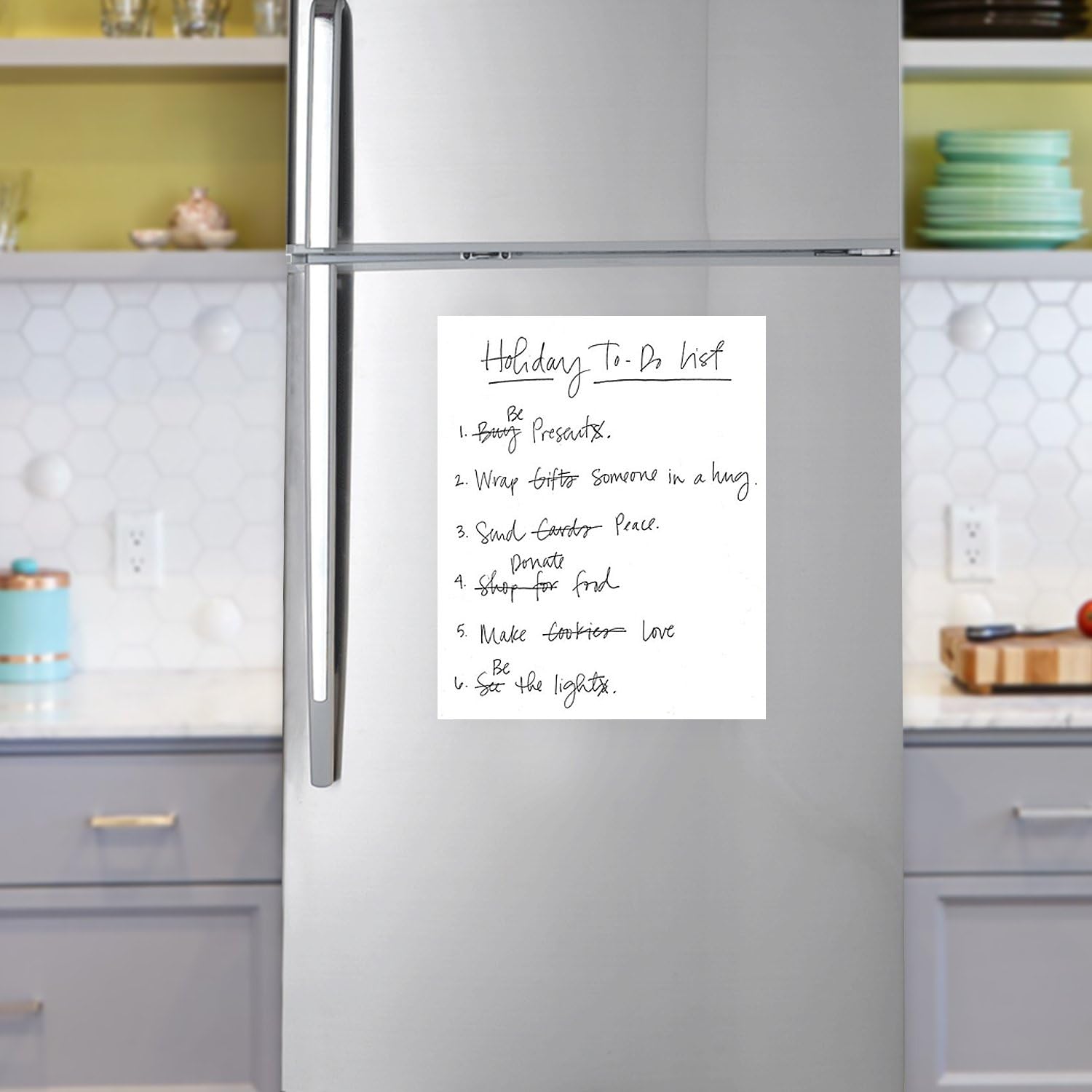 Dry Erase Magnetic Roll, Glossy White Write on/Wipe Off Magnet, 24 inches by Flexible Magnets (2 ft x 50 ft)