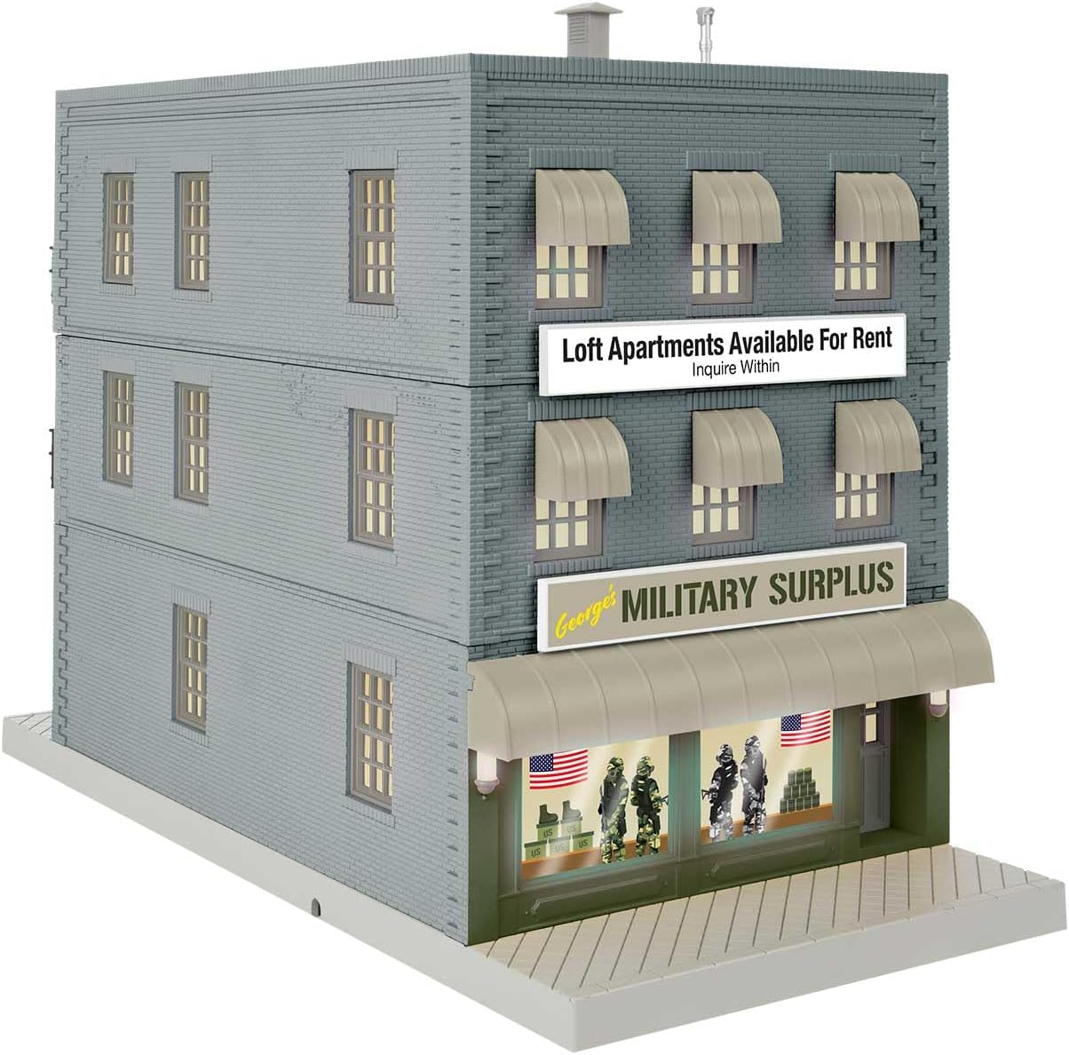 Lionel Military Surplus Plug-Expand-Play Store O Gauge Model Train Accessory