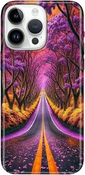 iPhone 13 Pro Max ile Uyumlu Kılıf, Gizli Yol Temalı Desenli, Darbe Emici Silikon