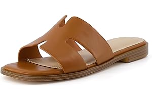 Cushioned Slide Sandals for Women with Memory Foam