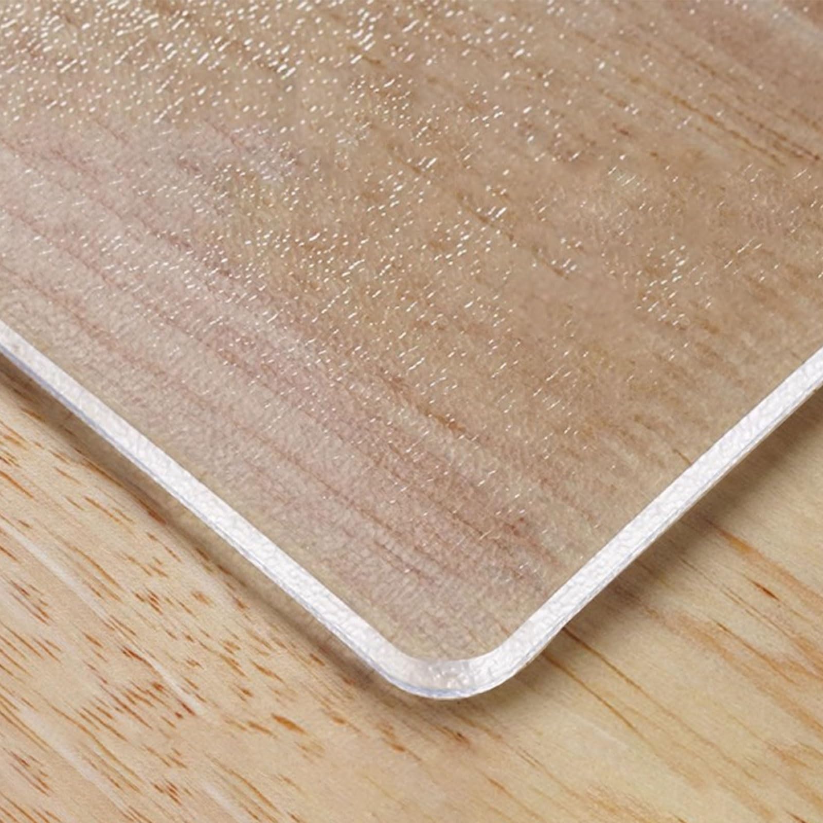 MRVAKDYDI Clear Table Protector, Frosted PVC Table Protector Film, Transparent Waterproof Heat Resistant, Multiple Sizes(Thickness 1.5mm,100x220cm)