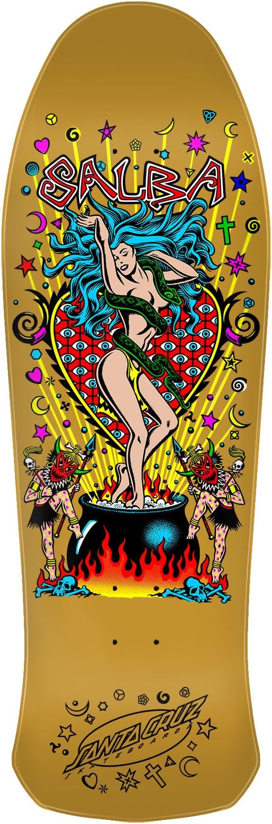 SANTA CRUZ Salba Witch Doctor Reissue 10.4in x 32in Skateboard Decks