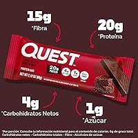 Vista 3 de Quest Nutrition - Alto contenido en proteínas, bajo en carbohidratos, sin gluten, apto para ceto, 12