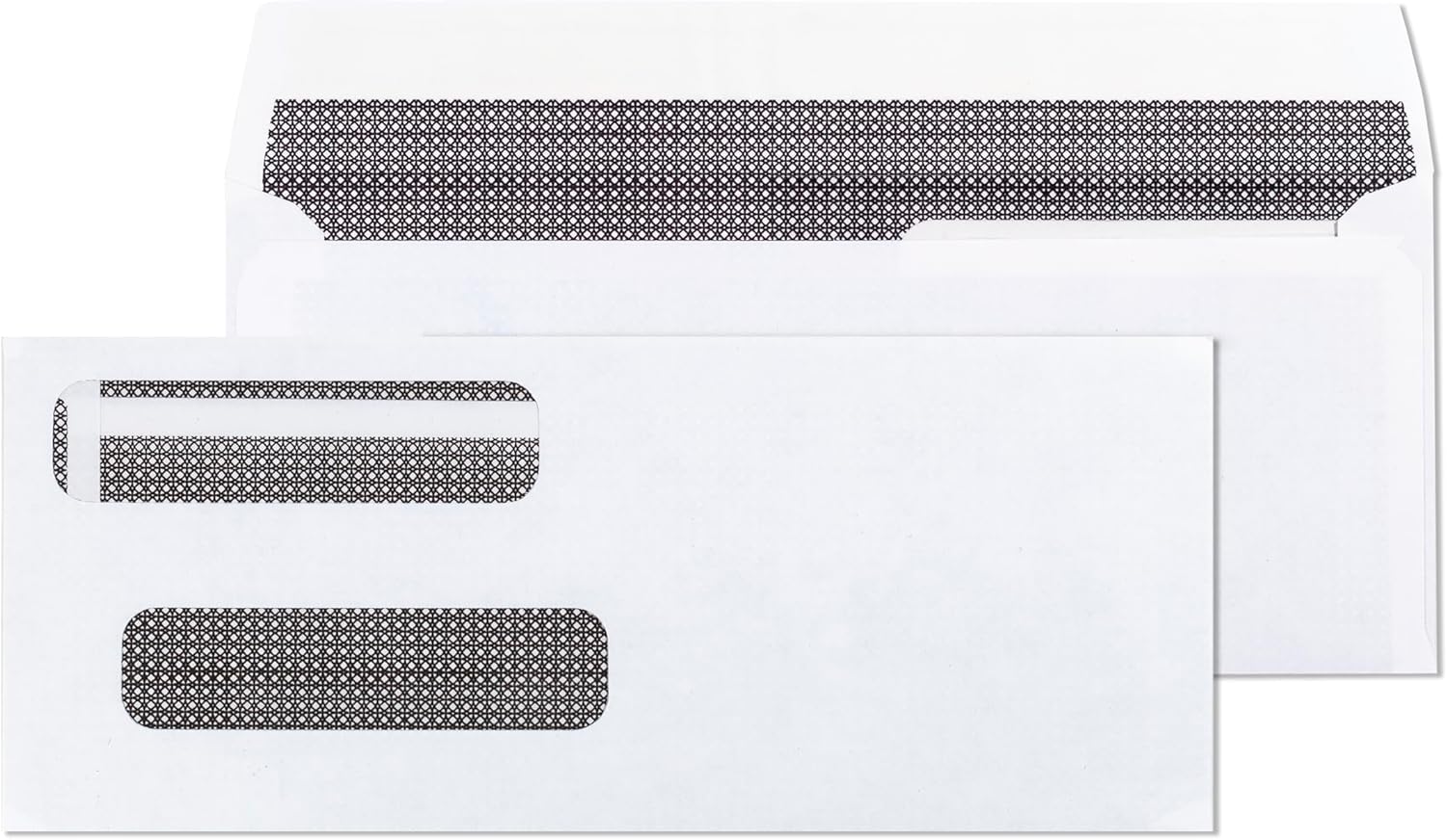 20 Count 8 Check Envelopes Self Seal Double Window