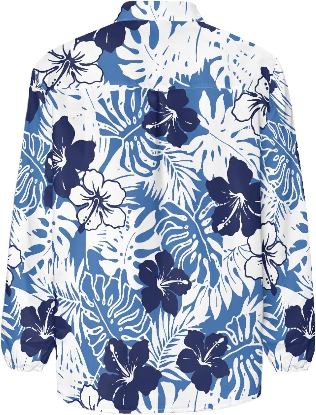 Coloranimal Women's Casual Long Sleeve Shirts Button Up V-Neck Blouse Tunic Tops Size S-5XL - Image 4