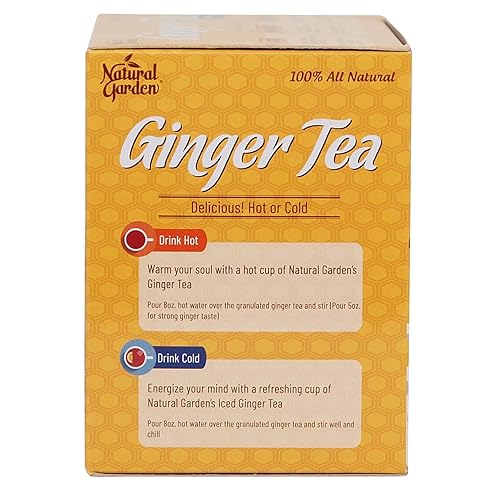 Miniatura 4 de Natural Garden Té de jengibre 100% natural con miel, 10 bolsitas - 6.3oz