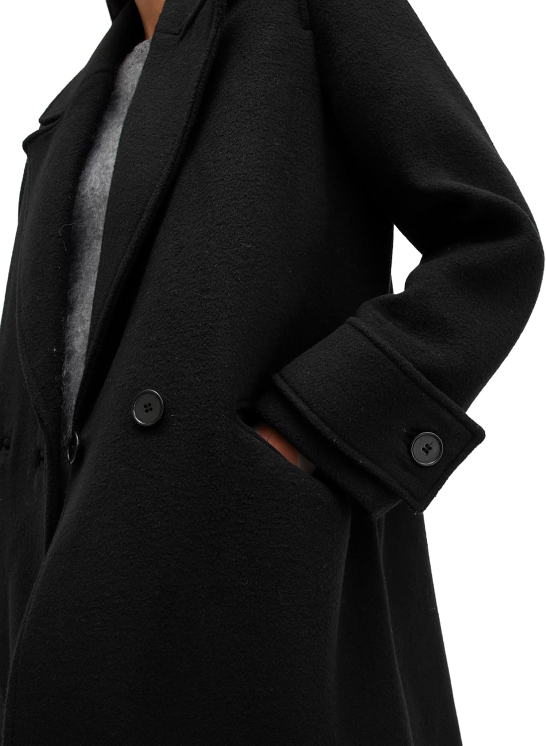 AllSaints womens Mabel Coat - Image 5