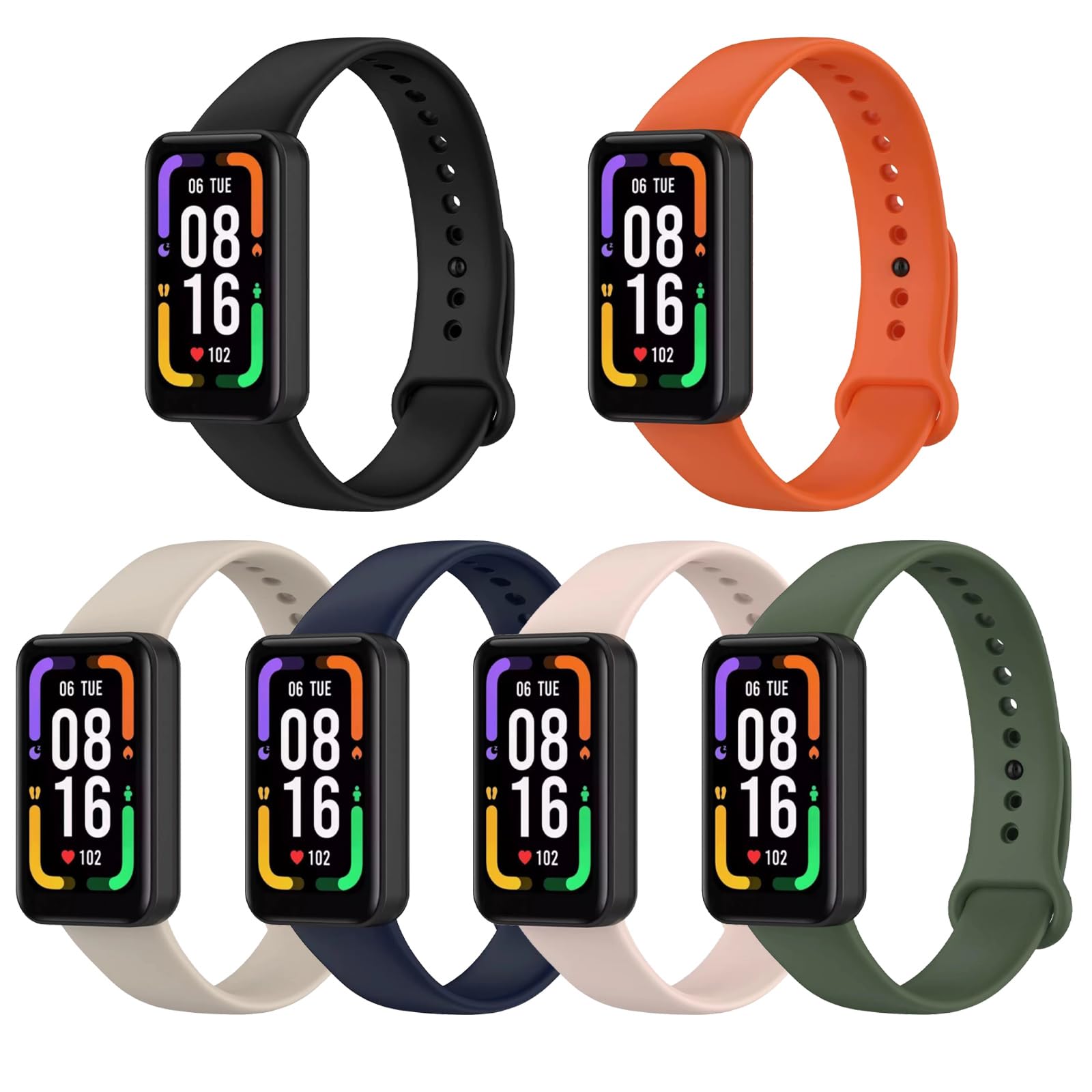 Z.DuDuZAZA Bands Compatible for Xiaomi Redmi Smart Band Pro Strap Replacement Classic Sport Wristband for Women Men, Breathable Waterproof Smartwatch