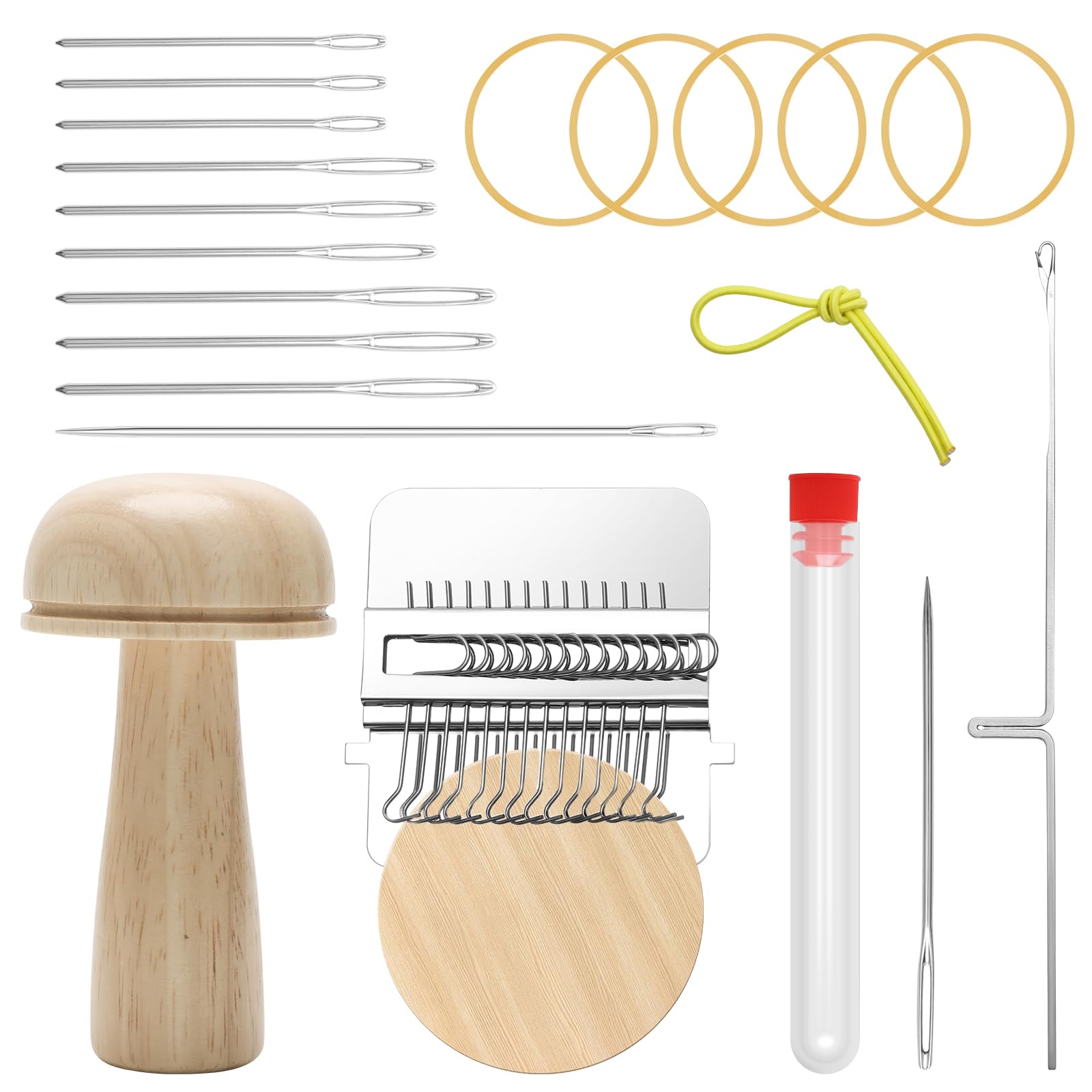 Amazon.com: Windspeed Wooden Darning Mushroom for Sock Darning Kit ...