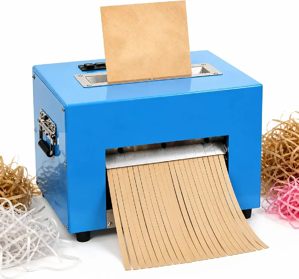 Raffia Paper Strip Machine, for Gift Packaging Filler, 22m/min