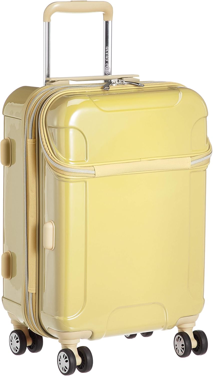 Amazon アクタス ソフィー 拡張トップオープン 機内持ち込み可 34l 53 Cm 3 2kg イエロー Actus アクタス スーツケース