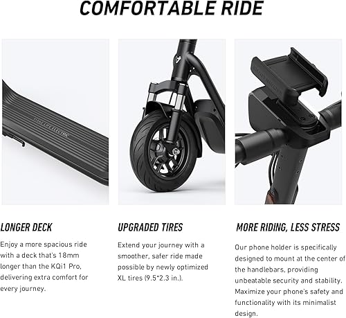Miniatura 6 de NIU 100P/100F/300P/300X Electric Scooter Adult - E Scooter with Suspension, 600-1000W Peak Power, 18-37.3 Miles Max Range, Top Speed 17.4-23.6MPH