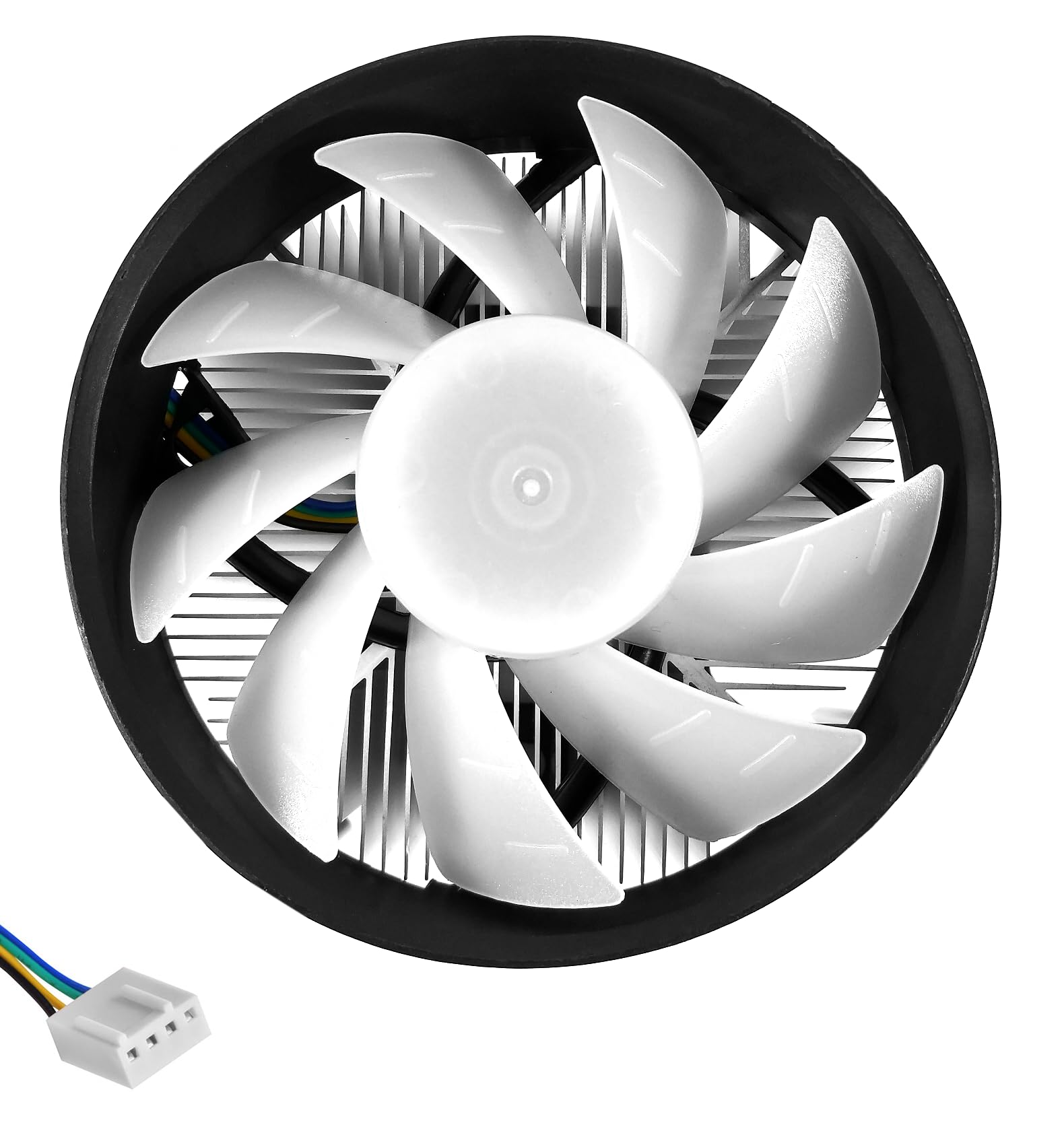 TW-25 95W RGB LED CPU Cooler con dissipatore di calore in alluminio e ventola PWM a 4 pin da 92 mm con pasta termica pre-applicata per AMD Socket AM5 AM4 Desktop PC Computer