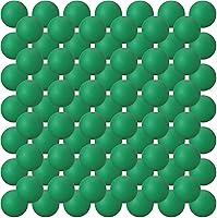 Vista 20 de Hanaive 100 unidades pelotas de tenis de mesa multicolor de 40 mm, pelotas de plástico a granel lavables, juego pequeño para juegos de piscina