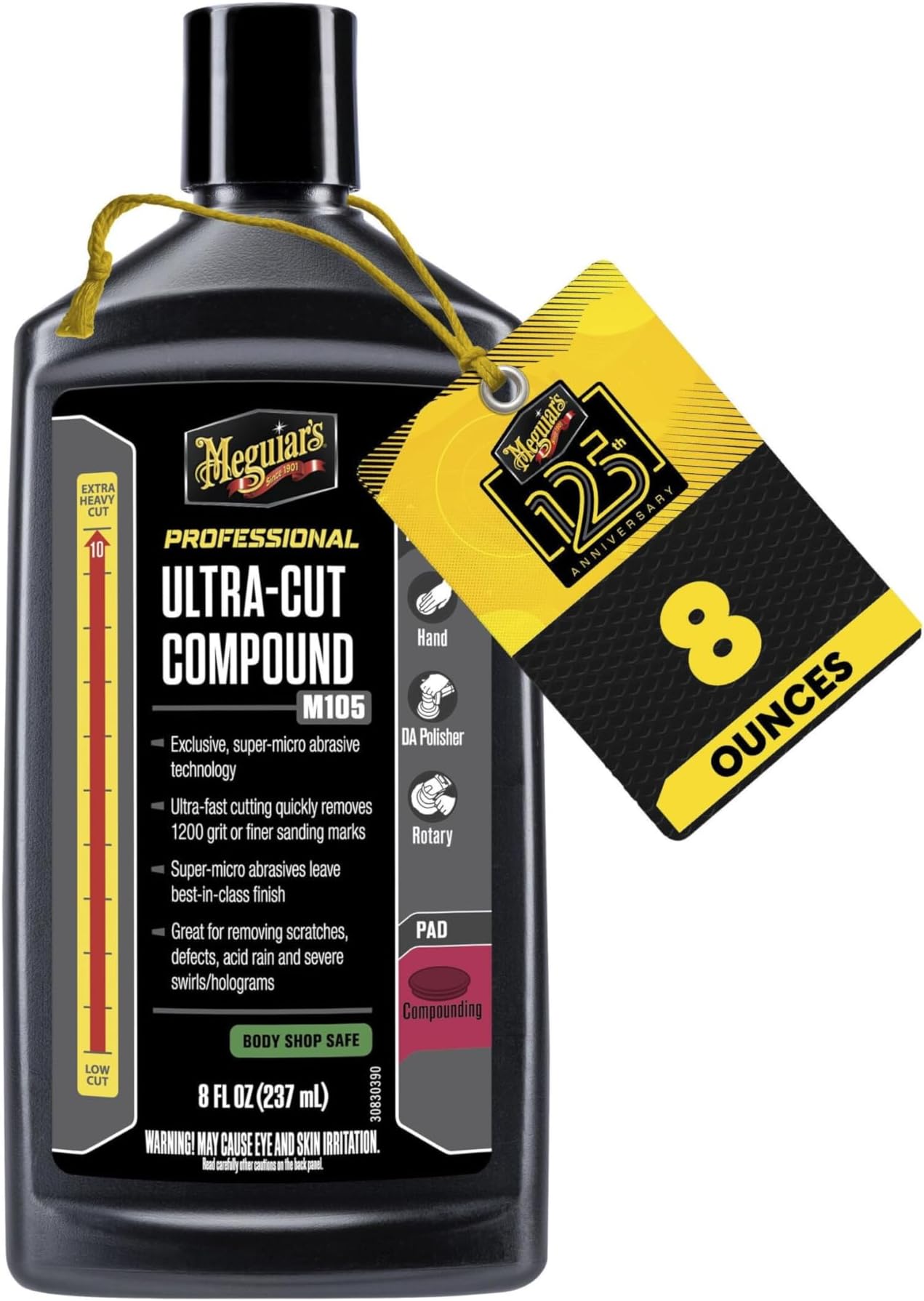 Meguiar's M105 ミラー艶出しウルトラカット化合物 8オンス M10508