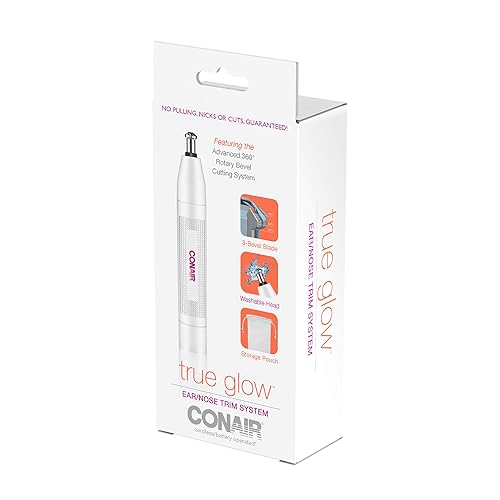 Miniatura 9 de True Glow by Conair - Recortadora de pelo para orejas y nariz para mujer
