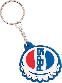 Desert Cactus Pepsi Keychain PVC Material Decorative Keychain (PVC Keychain - Design A), Multicolored, 2 Inches