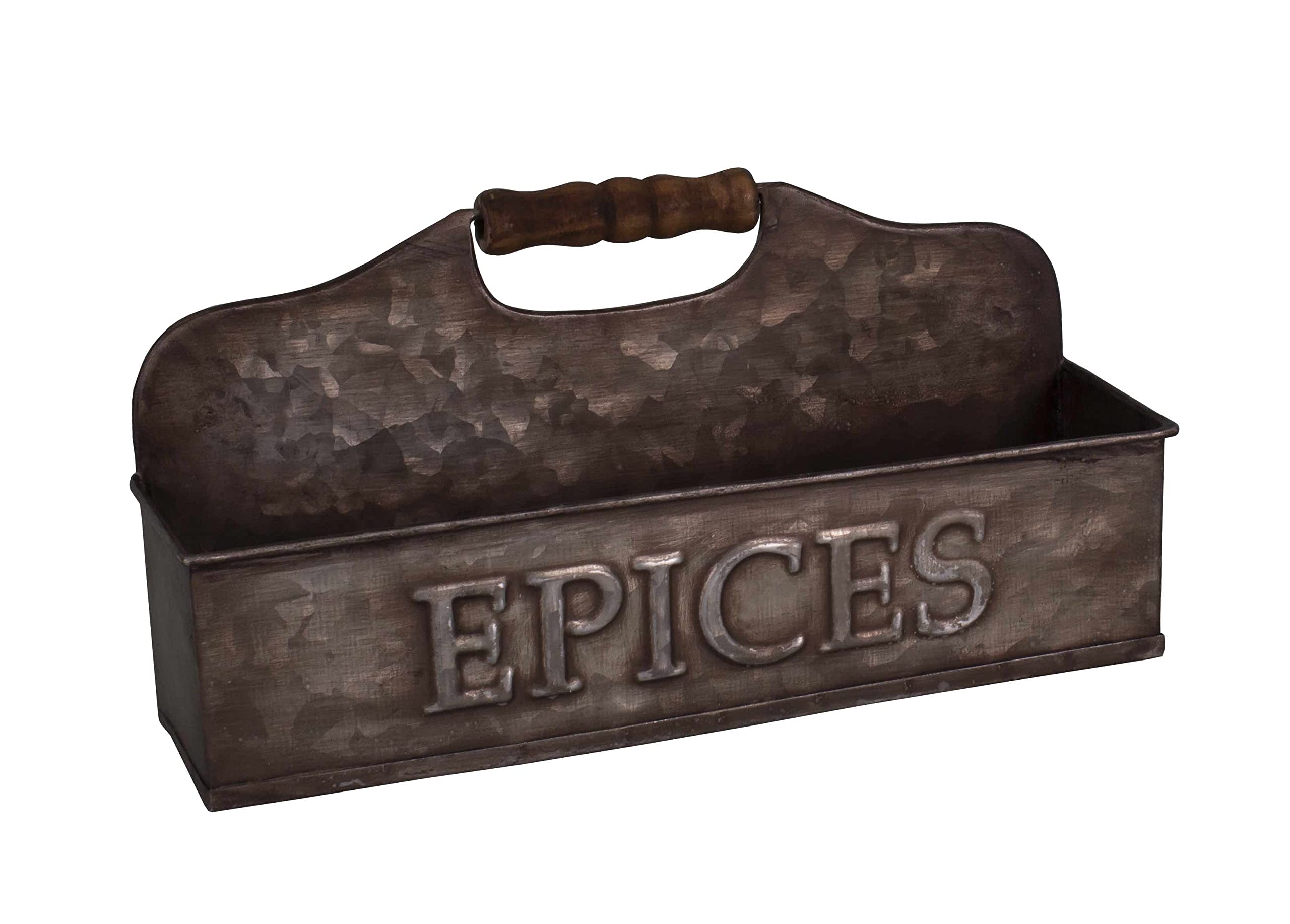 Rack à épices Antic Line en métal et bois pour cuisine