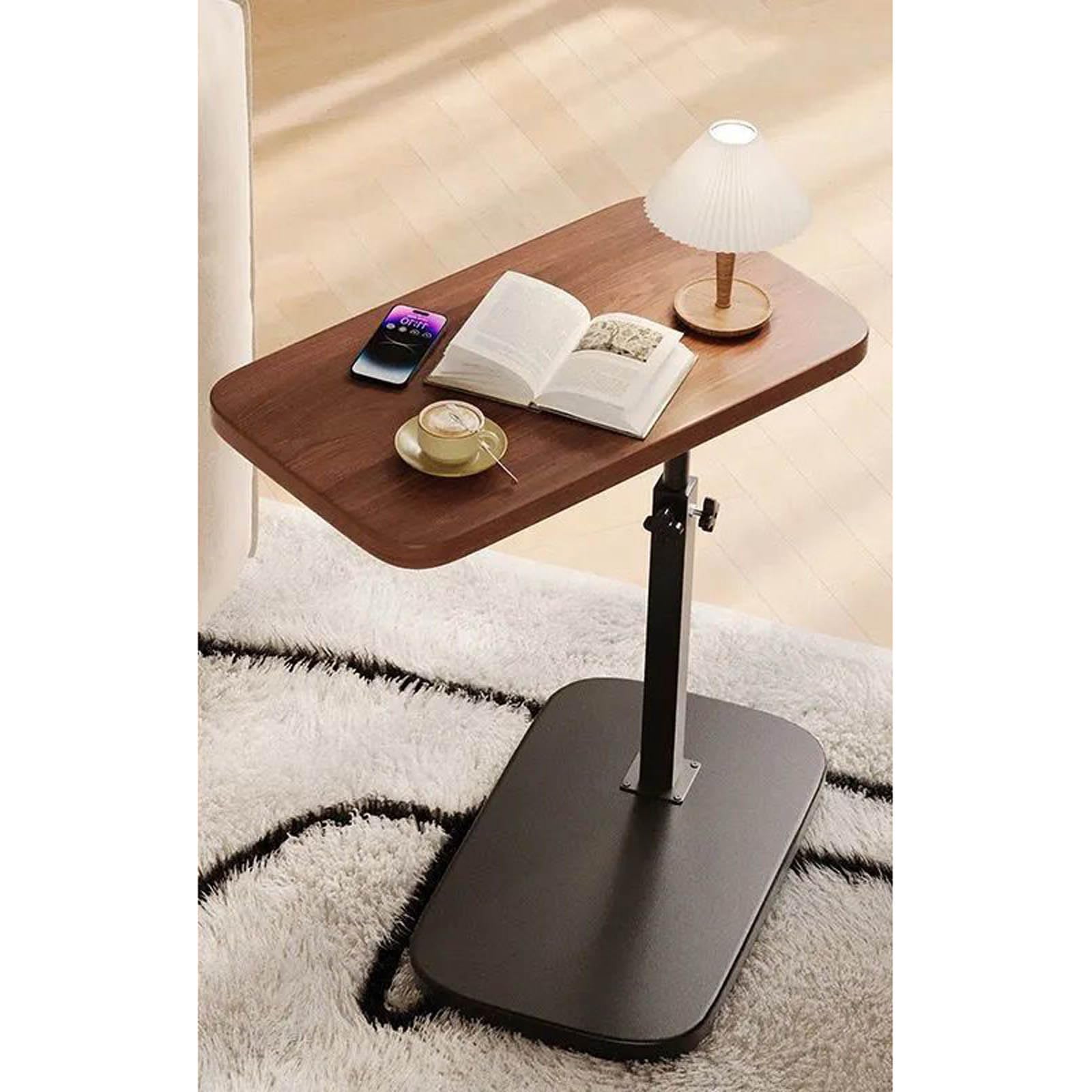 Table pour ordinateur portable et plateau TV rotatif pour salon et chambre
