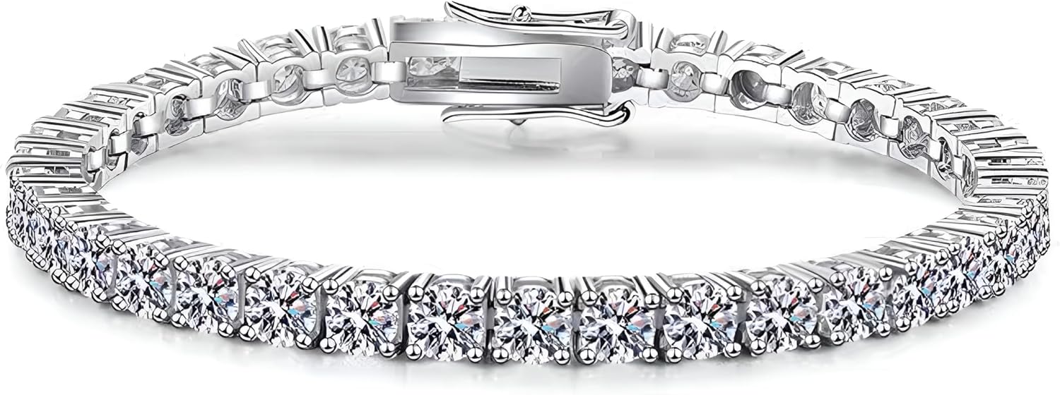 Miss Glorael Tennis Necklaces for Women | Dainty Cubic Zirconia Necklace