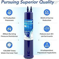 Vista 5 de ICEPURE RFC6600A Compatible with 4396841, 4396710, EDR3RXD1 Refrigerator Water Filter, Everydrop® Filter 3, KAD3RXD1, WHR3RXD1, Kenmore® 9030, 9083