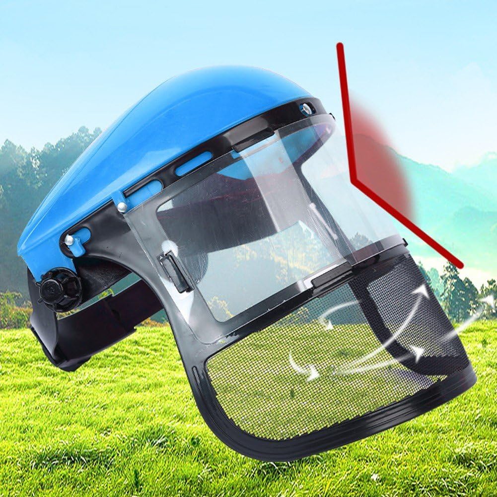 Safety Face Shield Forestry Helmet Chainsaw Faceshield Weed Whacking Face Shield Masks Chainsaw Gardening Weed Mover Protection