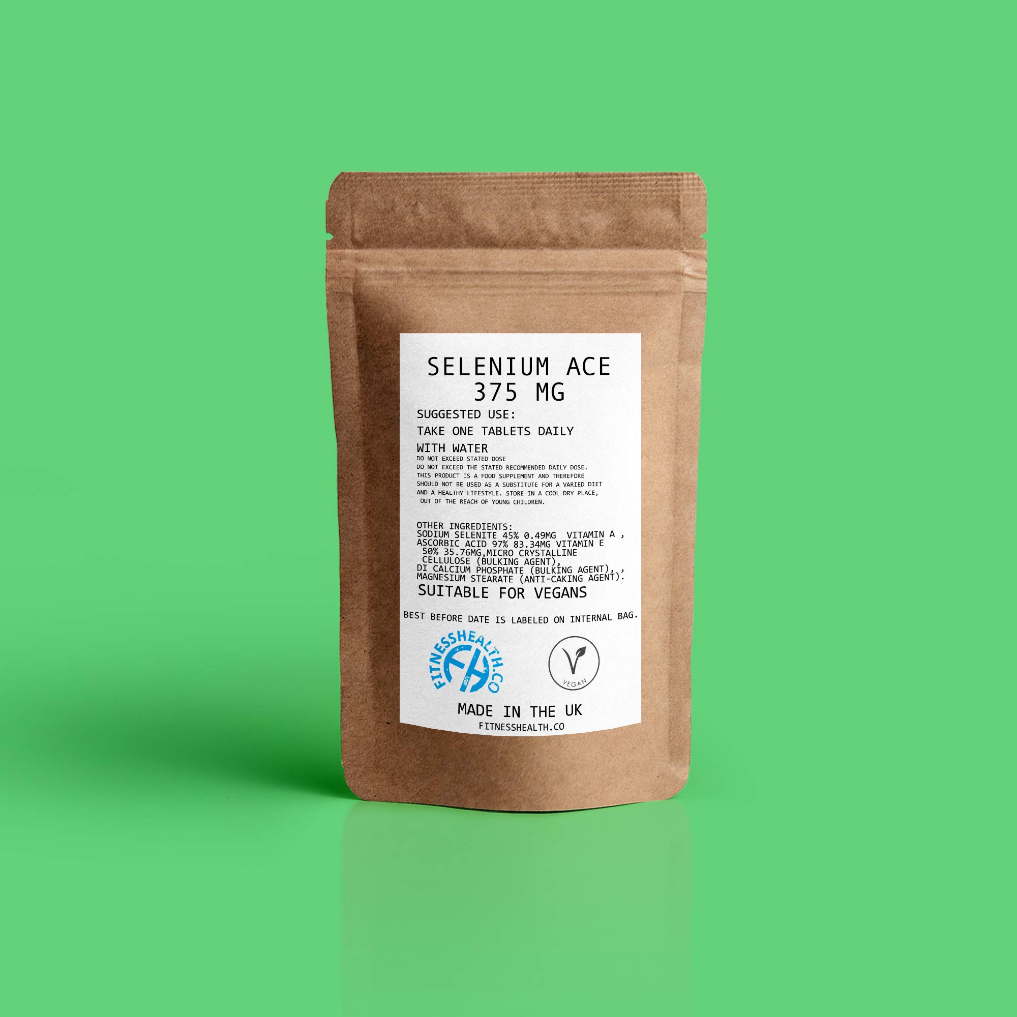 Fitness Health® Selenium with Vitamins A-C-E 60 Not Capsules 2 Months Supply