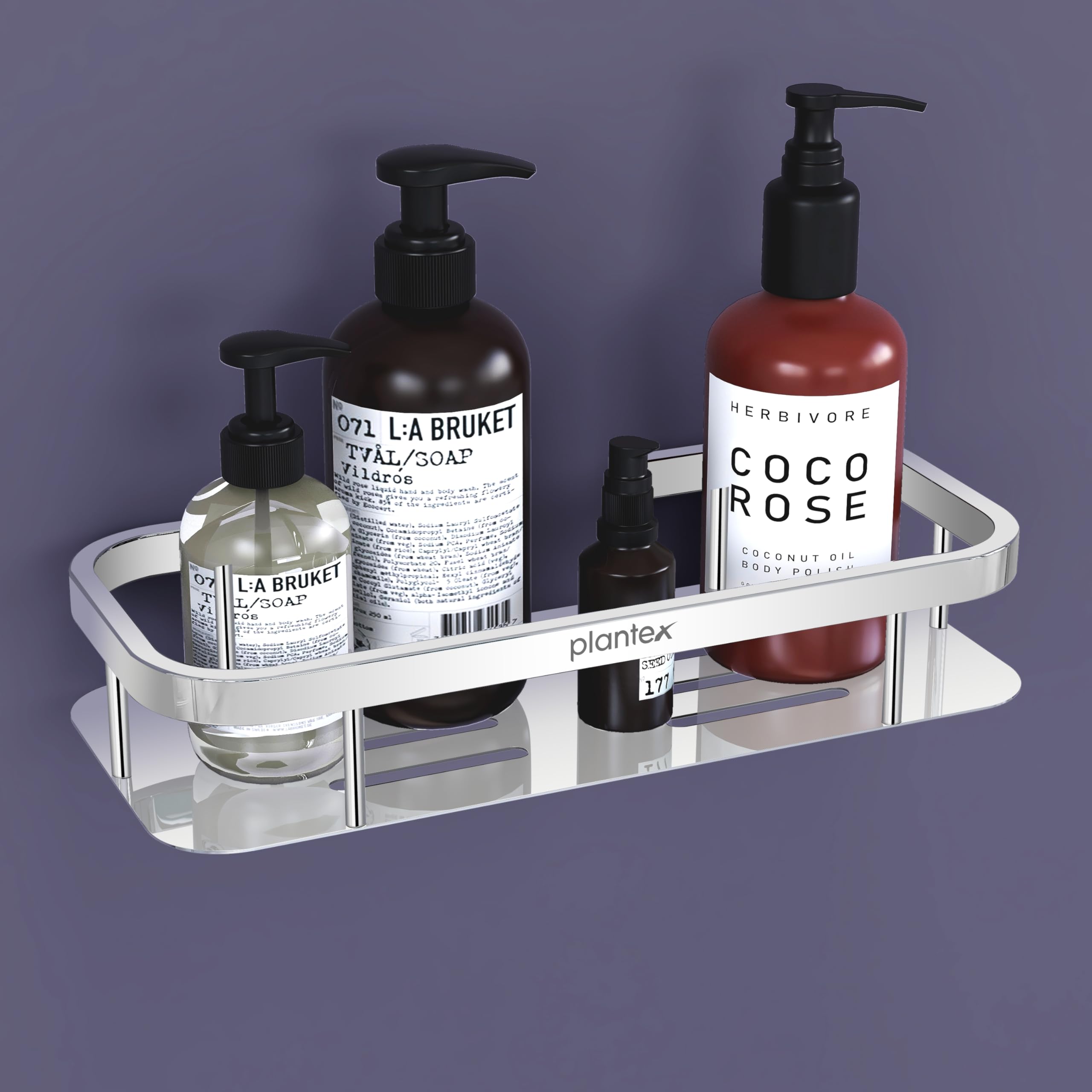 Plantex Stainless Steel 304 Grade Shelf for Bathroom/Kitchen Rack - Bathroom Accessories - (12X5 Inches-Chrome Finish) (B0CQX88MKL) Amazon Price History, Amazon Price Tracker