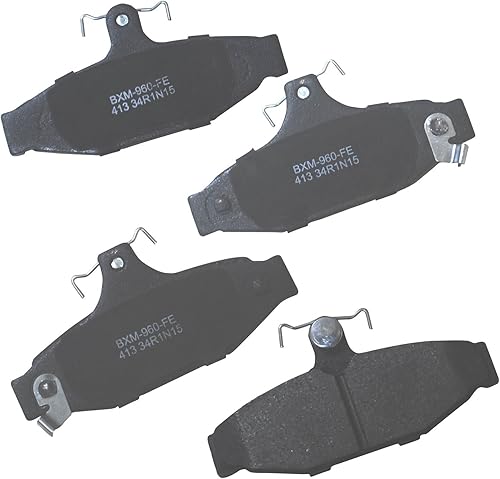 Vista 200 de Bendix Premium SBM8 - Pastillas de freno semimetálicas Premium para modelos seleccionados Buick Special, Camaro, Corvette, Phaeton, Olds F85, Vista